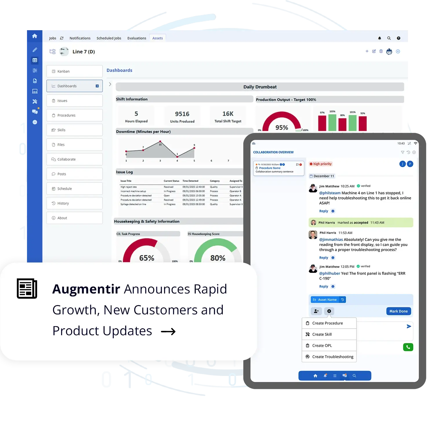 frost sullivan names augmentir the leader on the frost radar augmented connected worker platforms