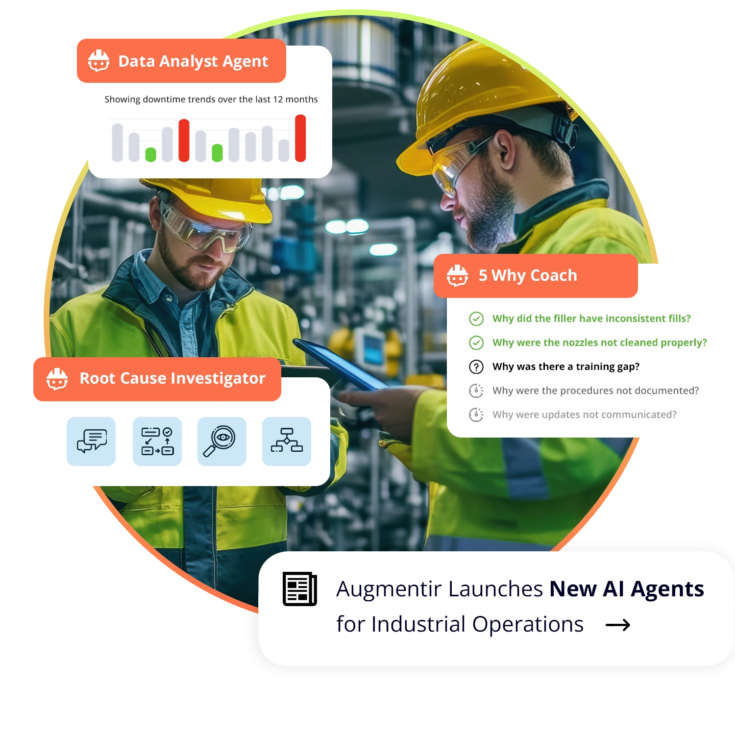 augmentir industrial ai agent studio for manufacturing companies